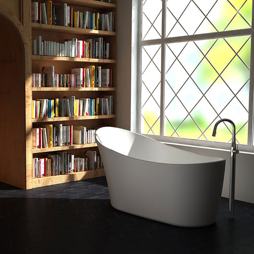 Zitta Kanwa Freestanding bathtub, 55 1/2"