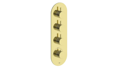 Vogt Drava Trim for 3/4" High-Flow TH Valve with 3 Volume Controls