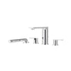 Aqua Brass TMR Plus 4-piece Deckmount Tub Filler
