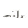 Aqua Brass TMR Plus 4-piece Deckmount Tub Filler