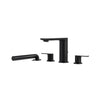 Aqua Brass TMR Plus 4-piece Deckmount Tub Filler