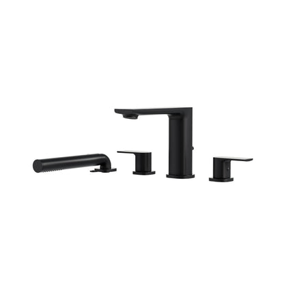 Aqua Brass TMR Plus 4-piece Deckmount Tub Filler