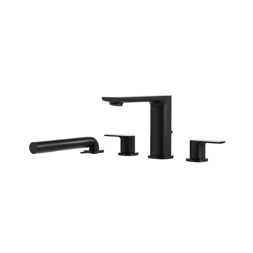 Aqua Brass TMR Plus 4-piece Deckmount Tub Filler