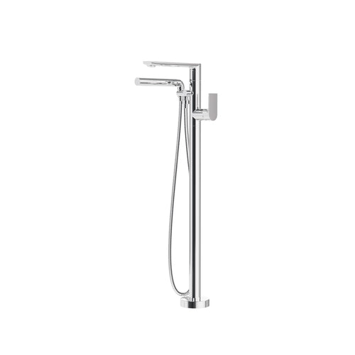 Aqua Brass TMR Plus Floormount Tub Filler