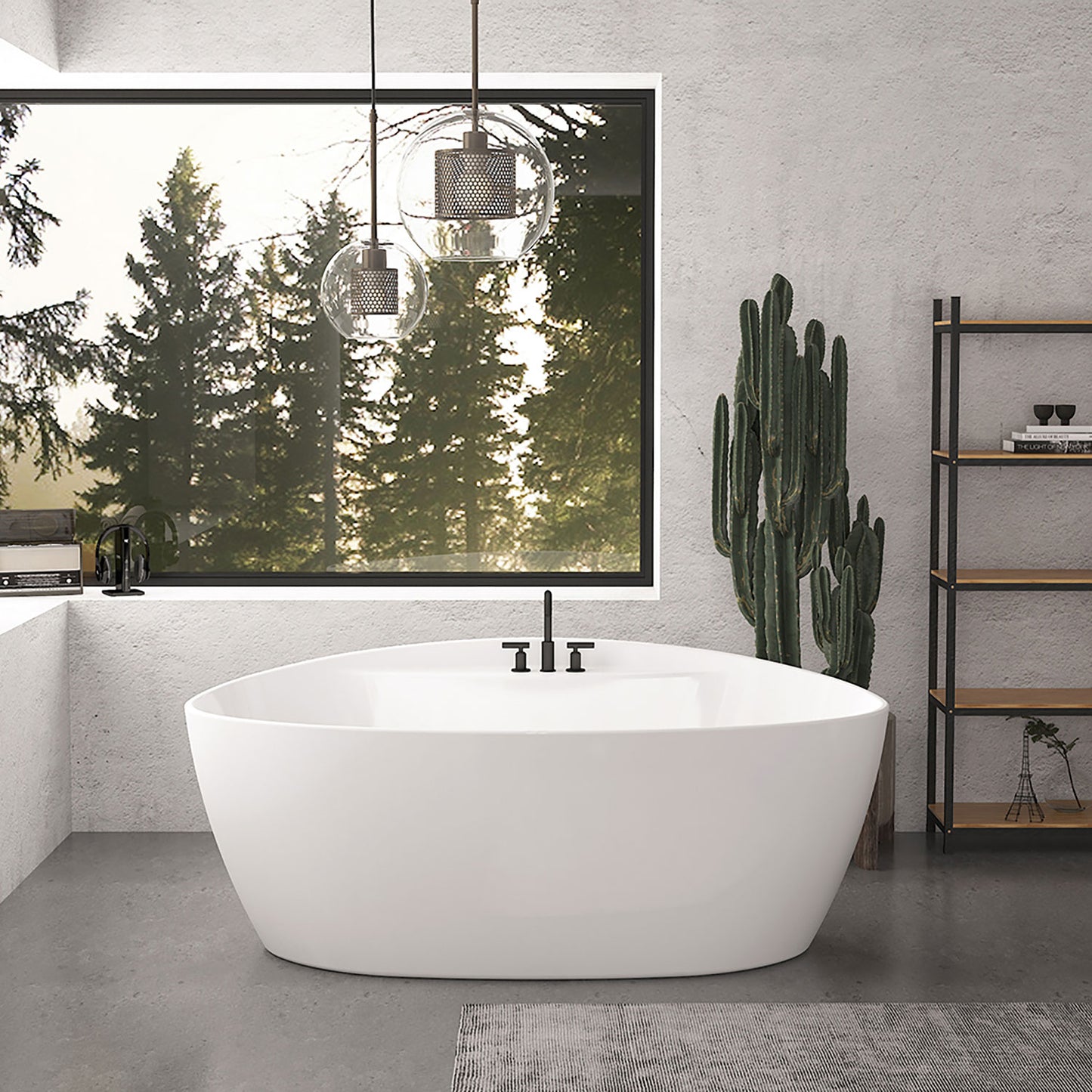 Zitta Pura Freestanding bathtub, 59 7/8"