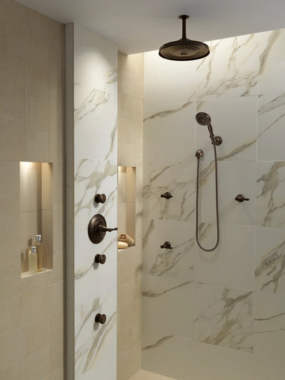Essential Shower Series 11" Classic Round Single-Function Raincan Shower Head - 1.75 GPM lifestyle