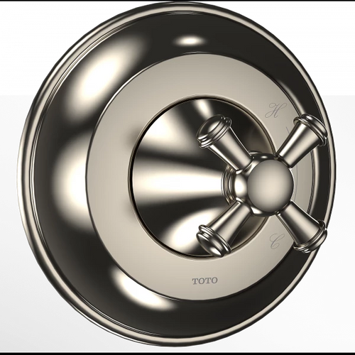Toto Vivian™ Pressure Balance Valve Trim with Cross Handle