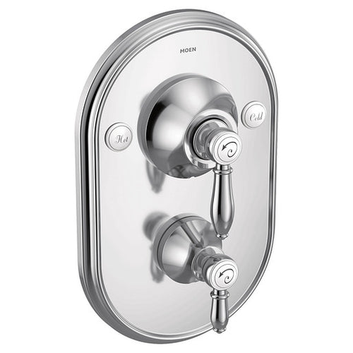 Moen Weymouth Chrome Posi-Temp(R) with diverter tub/shower valve only