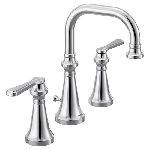 Moen Colinet Chrome two-handle high arc bathroom faucet