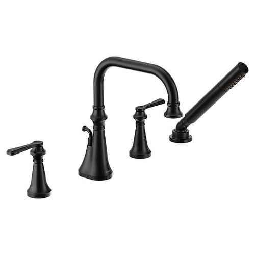 Moen Colinet Chrome two-handle high arc roman tub faucet