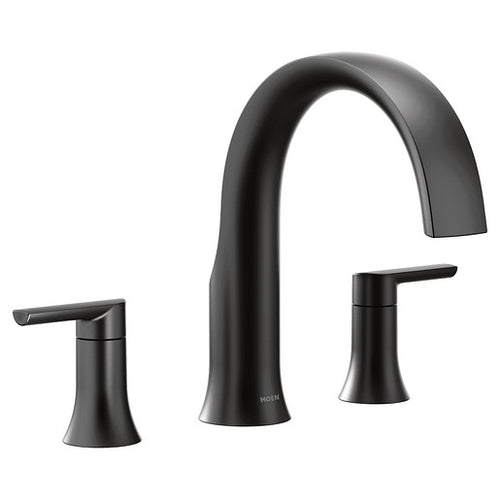 Moen Doux Chrome Two-Handle Non-Diverter Roman Tub Faucet