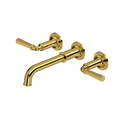 San Giovanni™ Wall Mount Lavatory Faucet Trim - Unlacquered Brass | Model Number: TSG08W3LMULB