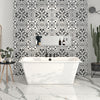Zitta Freestanding bathtub, 59 3/4", in glossy white