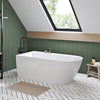 Zitta Stelvio Freestanding bathtub, 60",with drain on left