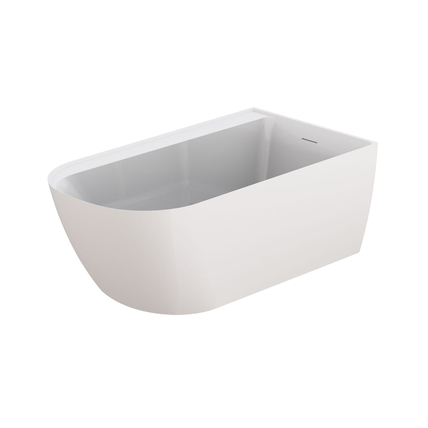 Zitta Stelvio Freestanding bathtub, 60",with drain on right