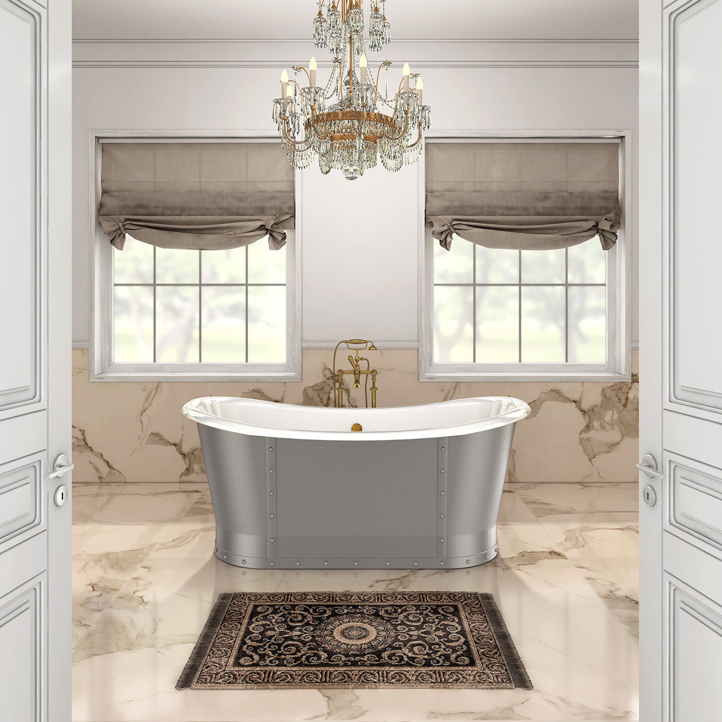 Zitta Times Freestanding bathtub, 67 3/4"