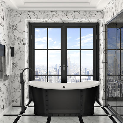 Zitta Times Freestanding bathtub, 67 3/4"