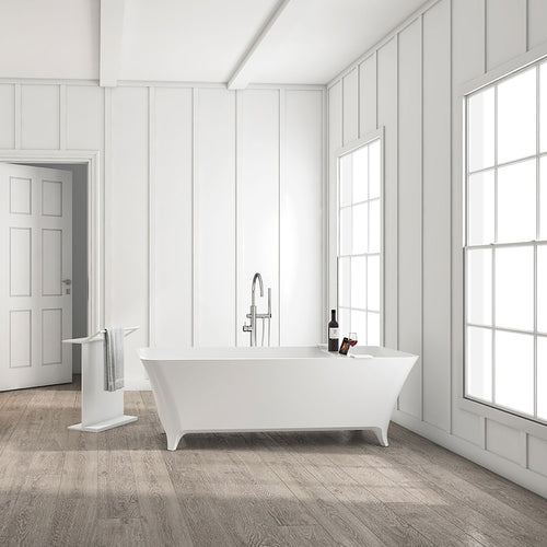 Zitta Veccio Freestanding bathtub, 67", in matte white