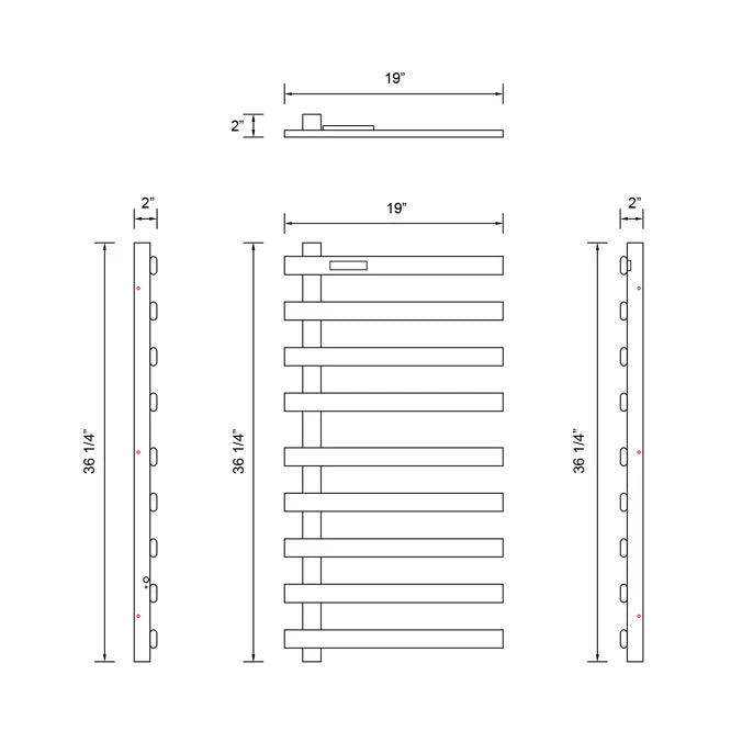 Kodaen 36“ Electrical Towel Warmer - TWR123-E109