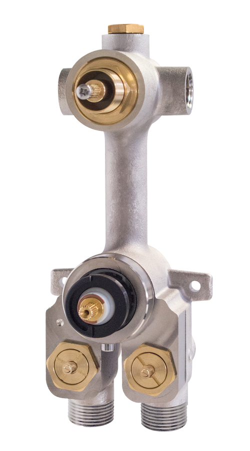 Aquabrass TURBO THERMOSTATIC VALVE WITH 2 OR 3-WAY DIVERTER