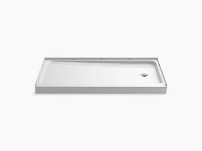 Sterling Ensemble™ 60" x 32" Vikrell® shower base, left drain