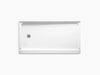 Sterling Ensemble™ 60" x 32" Vikrell® shower base, left drain