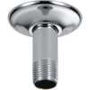 Universal Showering 3 Inch Shower Arm Overhead Mount With Flange - Polished Nickel