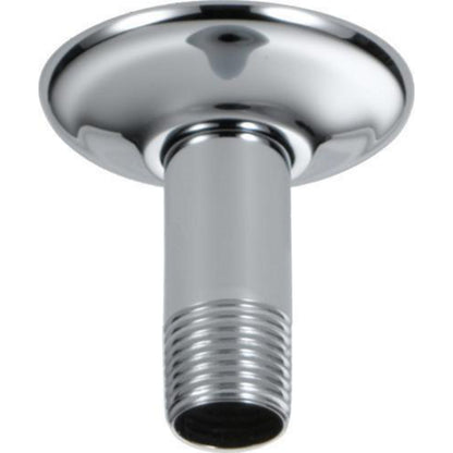 Universal Showering 3 Inch Shower Arm Overhead Mount With Flange - Polished Nickel