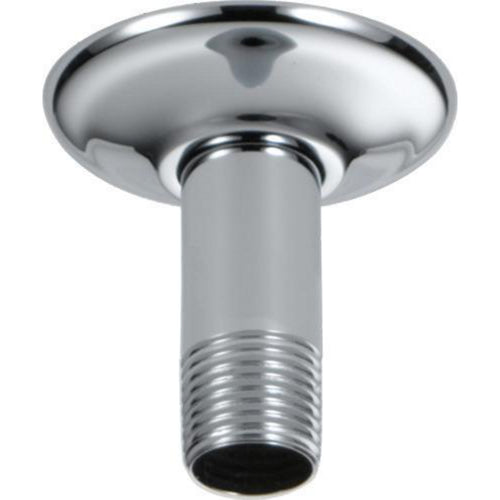 Universal Showering 3 Inch Shower Arm Overhead Mount With Flange - Polished Nickel