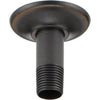 Universal Showering 3 Inch Shower Arm Overhead Mount With Flange - Venetian Bronze