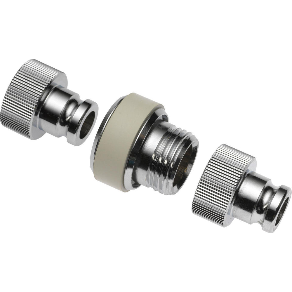 Universal Showering Quick Connect Set For Hose To Hand Shower All Brass - Chrome