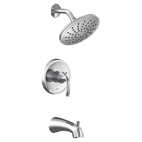Moen Glyde M-CORE 2-Series Tub and Shower Trim with Rainshower