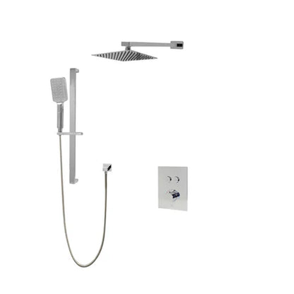 Amber Push-button Two Way Thermostatic System - Kit 1