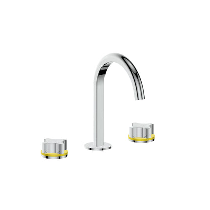 MOND 8-inch WIDESPREAD LAVATORY FAUCET WITH POP-UP DRAIN-BF.MX.1311-M2 - Golzar Home