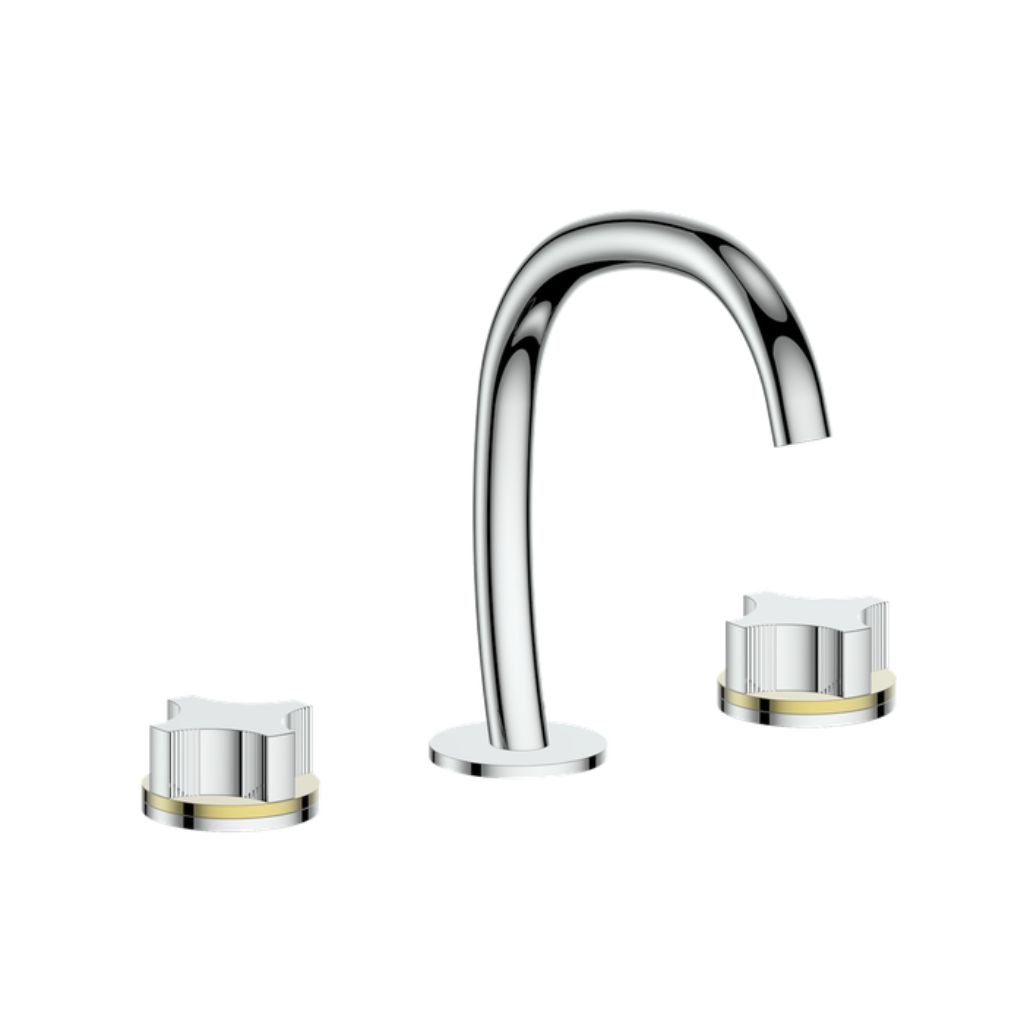 MOND 8-inch WIDESPREAD LAVATORY FAUCET WITH POP-UP DRAIN M2.1331 - Golzar Home