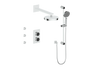 Vogt Mond 3-way Thermostatic Shower Kits With Body Jets