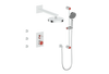 Vogt Mond 3-way Thermostatic Shower Kits With Body Jets
