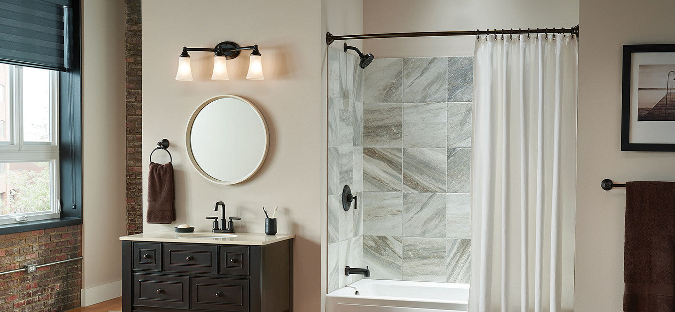 Moen Eva Chrome Bath Light