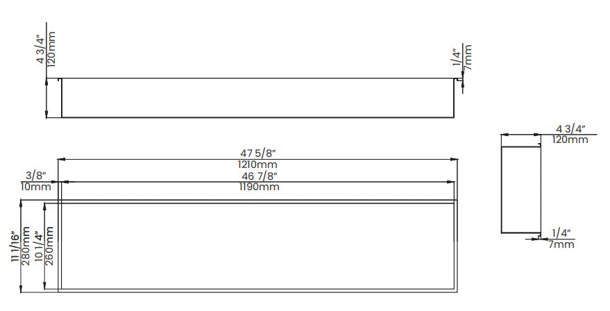 Aquaflo Sleek SNS4812S