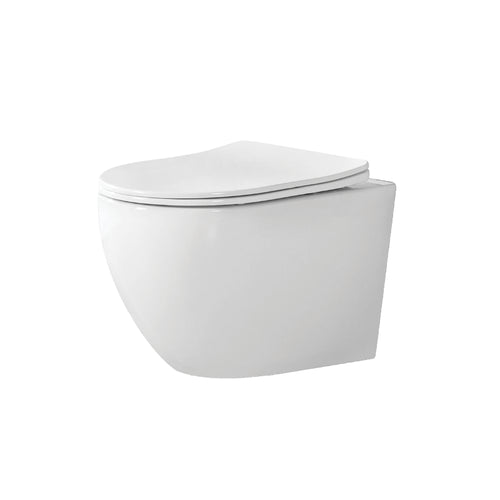 Alps Victoria 2-Piece Elongated Dual-Flush Wall-Mounted Toilet with Duravit Carrier & Seat (1.6/1.1 gpf)