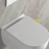 Alps Aaron Wall-Mounted Toilet Dual Flush 1.6/1.1 gpf - KW-9009WT With Seat - Glossy White