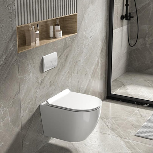 Alps Wall Hung Toilet KW-9003 - Complete Set With Geberit Carrier - Golzar Home