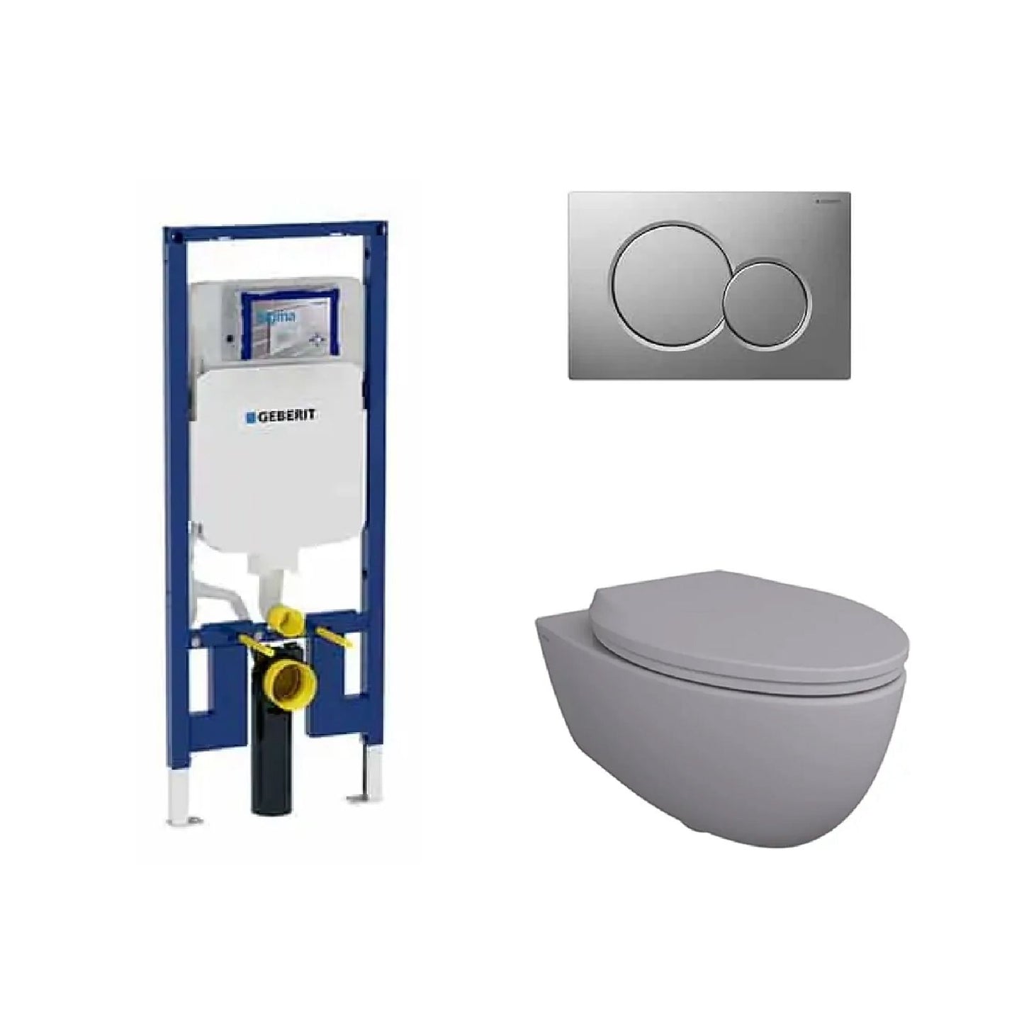 Bocchi Wall Hung Toilet-MILANO - Golzar Home