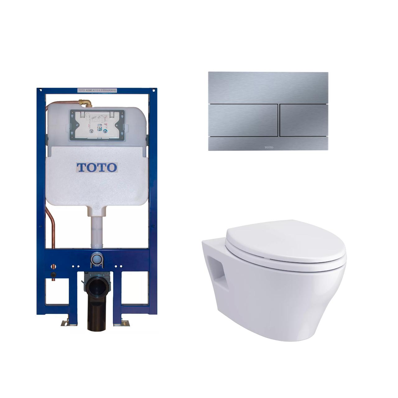 TOTO EP Wall Hung Toilet & In-wall Tank System 1.28/0.9 GPF - Golzar Home