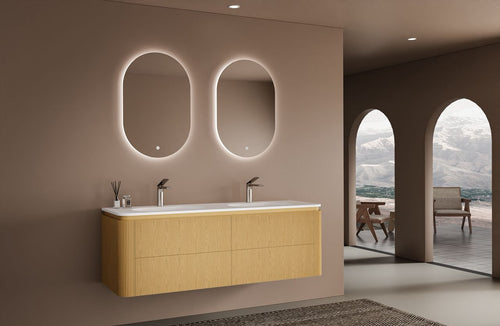 Bergamo - Niagara Double Sink Bathroom Vanity