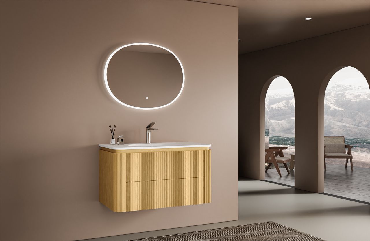 Bergamo - Niagara Single Sink Bathroom Vanity