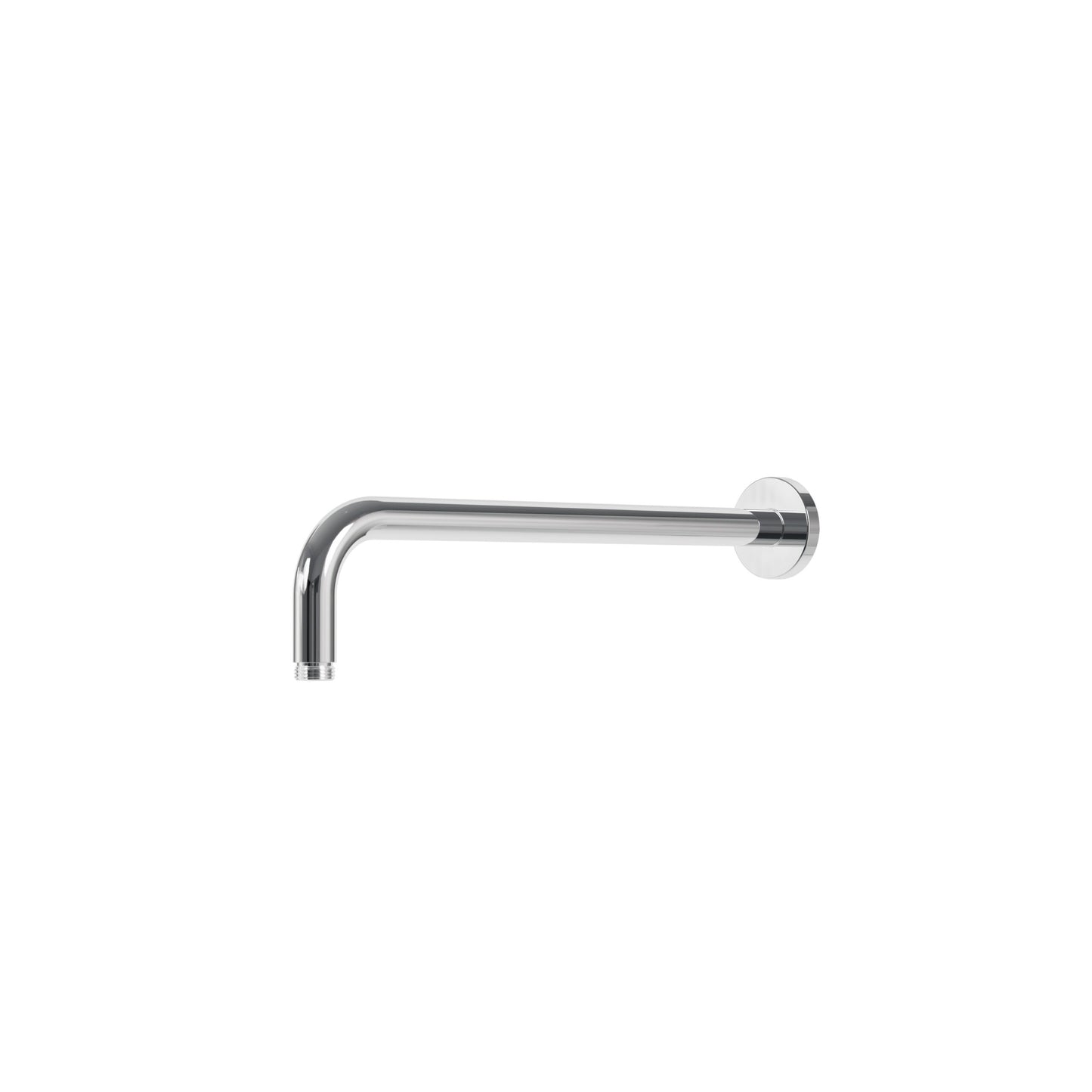 Aqua Brass 15” Wall Shower Arm with Round Flange