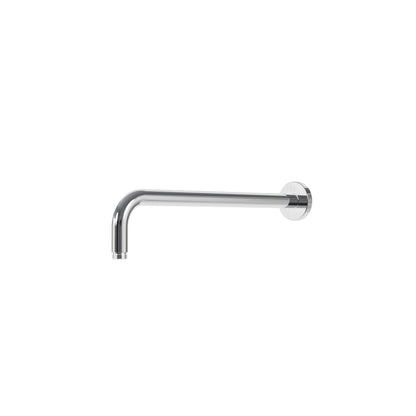 Aqua Brass 15” Wall Shower Arm with Round Flange