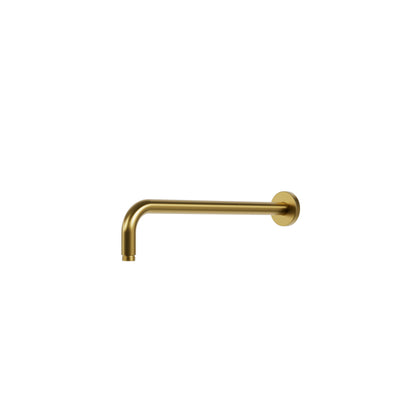 Aqua Brass 15” Wall Shower Arm with Round Flange