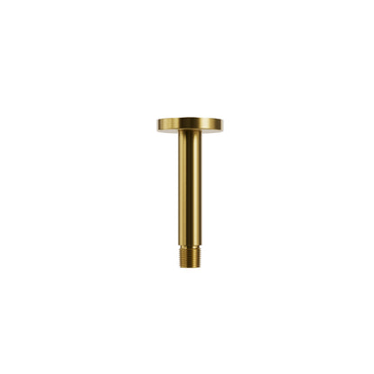 Aqua Brass 4” Ceiling Shower Arm with Round Flange